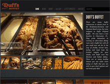 Tablet Screenshot of duffsbuffet.com